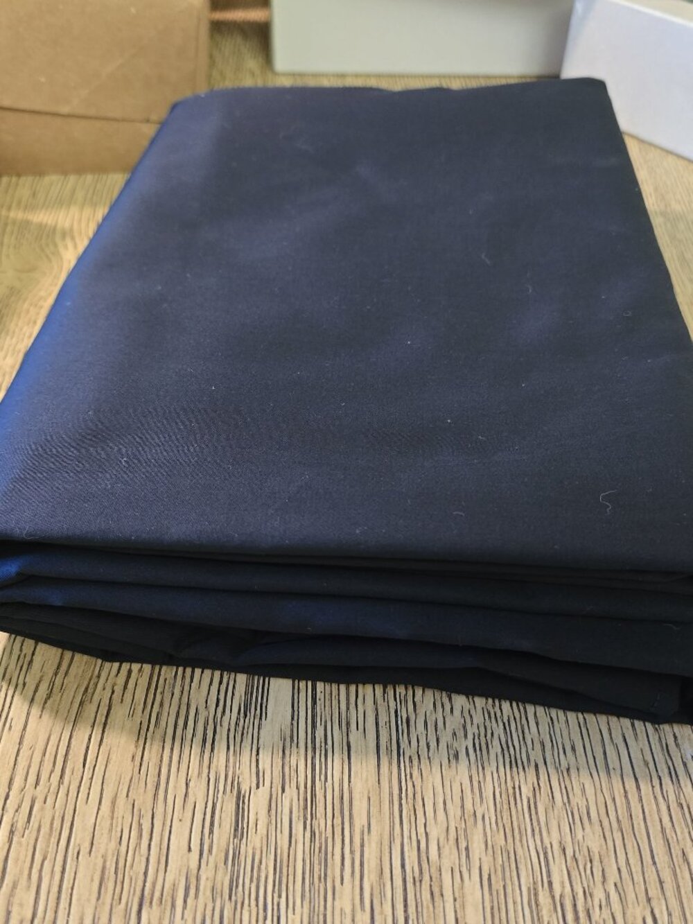 Dream Designs NEW Organic Cotton Sateen Flat Sheet. Coal (Twin)